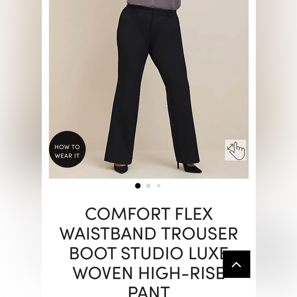 Torrid Studio bootcut pants